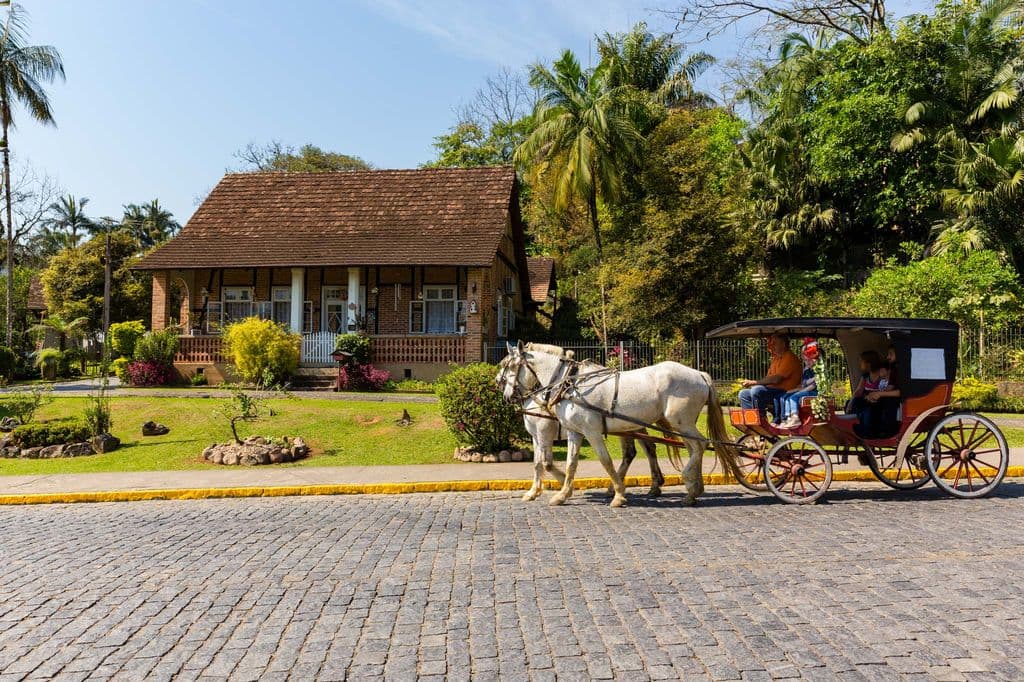 Horse carriage in Pomerode
