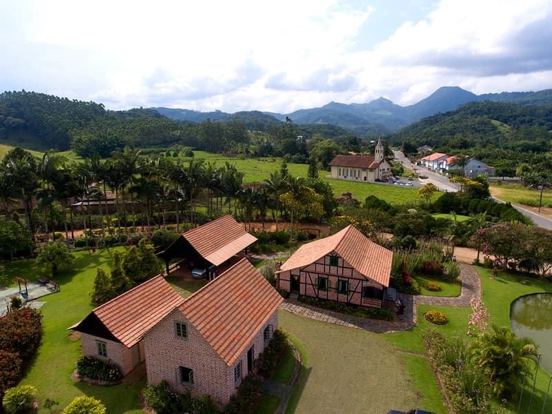 Pomerode aerial view